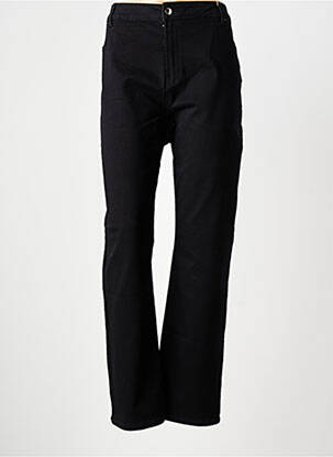 Pantalon drept elasticitate mărime normală negru DIANE LAURY femeie