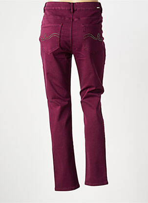 Pantalon drept elasticitate mărime normală violet DIANE LAURY femeie