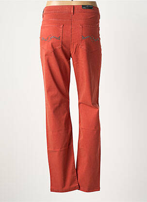 Pantalon slim țesătură poplin mărime normală portocalie BETTY BARCLAY femeie