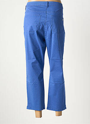 Pantalon 7/8 țesătură poplin mărime normală albastru BETTY BARCLAY femeie