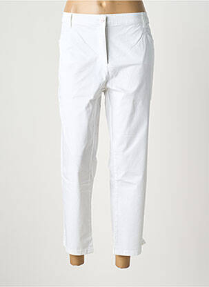 Pantalon 7/8 țesătură poplin mărime normală alb BETTY BARCLAY femeie