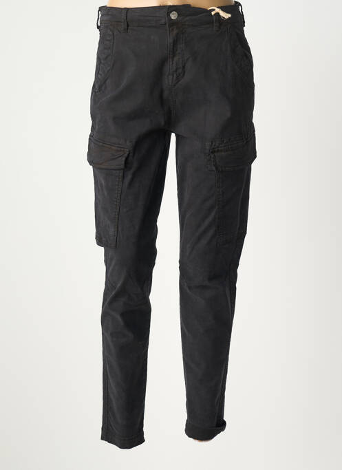 Pantalon cargo țesătură poplin mărime normală negru CO.J (CUP OF JOE) femme