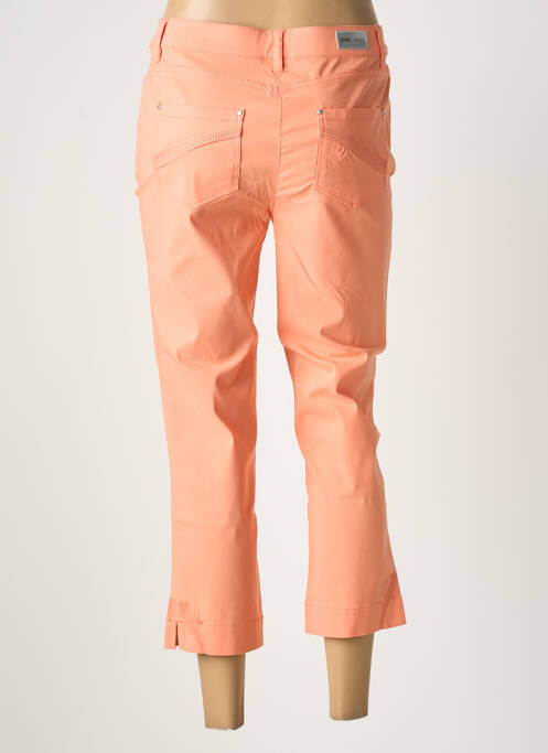 Pantalon 7/8 țesătură poplin mărime normală portocaliu DIANE LAURY femme