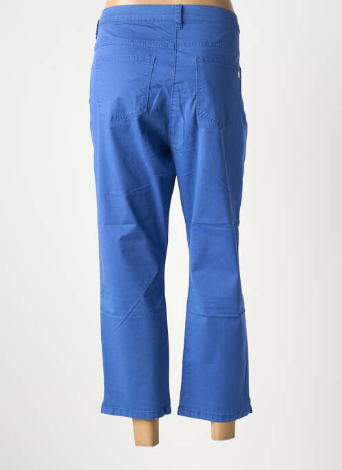 Pantalon 7/8 țesătură poplin mărime normală albastru BETTY BARCLAY femme