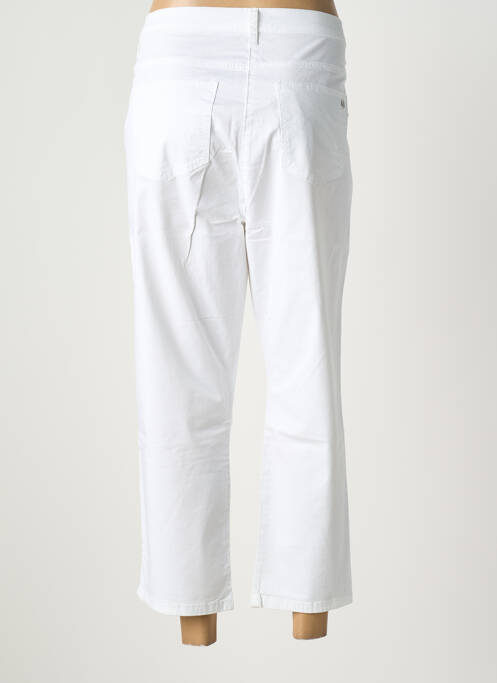 Pantalon 7/8 țesătură poplin mărime normală alb BETTY BARCLAY femme