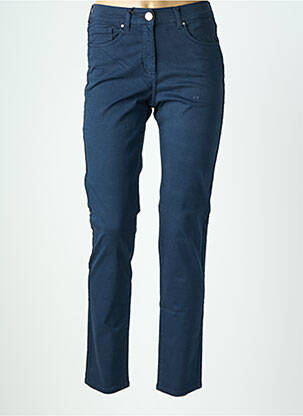 Pantalon slim elasticitate mărime normală albastru EAST DRIVE femeie