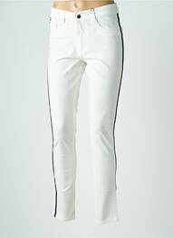 Pantalon slim conic mărime normală alb PARA MI femme