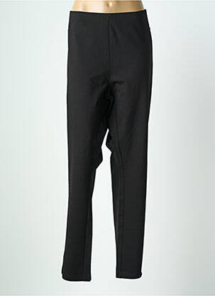 Pantalon slim talie elastică mărime normală negru DIANE LAURY femeie