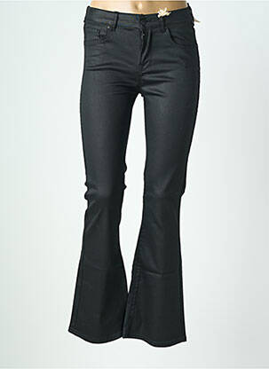 Pantalon evazat elasticitate mărime normală negru CUP OF JOE DENIM femeie