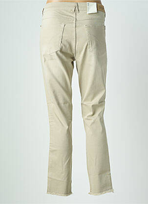 Pantalon 7/8 elasticitate mărime normală bej PARA MI femeie