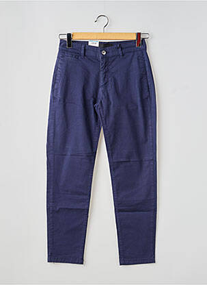 Pantalon 7/8 elasticitate mărime normală albastru ANGELS femeie