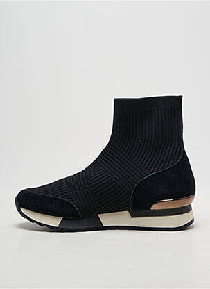 Botine/ghete vârf rotund toc plat până la 3 cm negru EMILIE KARSTON femeie