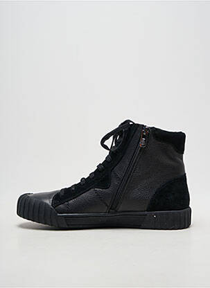 Botine/ghete material neted toc plat până la 3 cm negru EMILIE KARSTON femeie