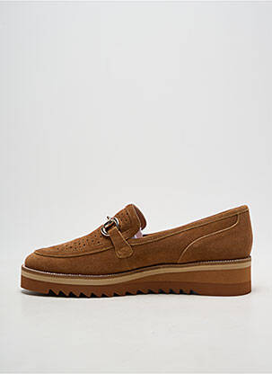 Mocasini vârf rotund toc de 4 la 6 cm maro EMILIE KARSTON femeie