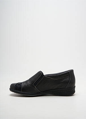 Încălțăminte de confort țesătură satinată toc plat până la 3 cm negru SUAVE femeie
