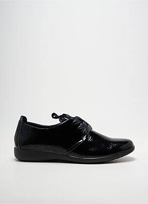 Adidași vârf rotund toc plat până la 3 cm negru INFINI femeie