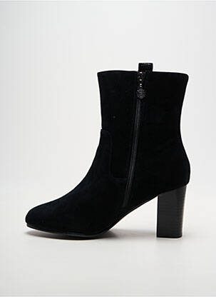 Botine/ghete toc pătrat toc de 7 la 9 cm negru EMILIE KARSTON femeie