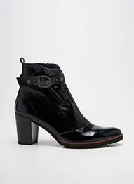 Botine/ghete vârf ascuțit toc de 7 la 9 cm negru DORKING femme