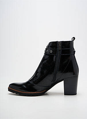 Botine/ghete vârf ascuțit toc de 7 la 9 cm negru DORKING femeie