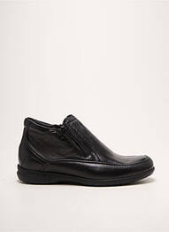 Botine/ghete închidere cu fermoar vârf rotund negru FLUCHOS homme