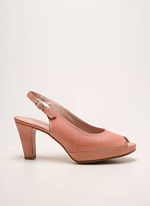 Pantofi cu toc închidere cu buclă(e) toc de 7 la 9 cm roz DORKING femme