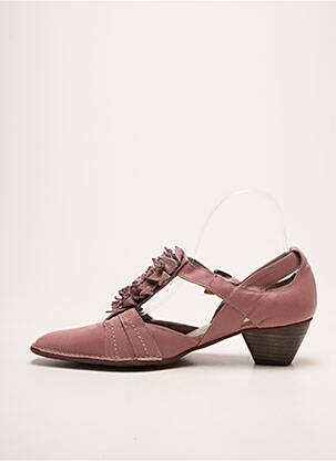 Sandale/pantofi decupați toc de 4 la 6 cm roz DORKING femeie