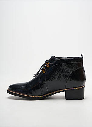 Botine/ghete toc mic toc de 4 la 6 cm negru FUGITIVE BY FRANCESCO ROSSI femeie