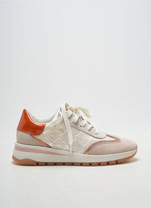 Adidași material neted toc de 4 la 6 cm portocaliu FUGITIVE BY FRANCESCO ROSSI femeie
