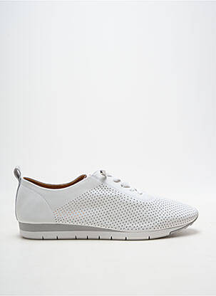 Adidași închidere elastică toc plat până la 3 cm alb FUGITIVE BY FRANCESCO ROSSI femme
