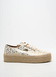 Espadrile țesătură satinată toc de 4 la 6 cm auriu LES TROPEZIENNES PAR M.BELARBI femme