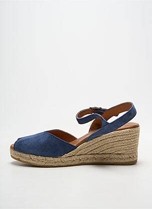 Espadrile închidere cu buclă(e) toc de 7 la 9 cm albastru LA MAISON DE L'ESPADRILLE femeie