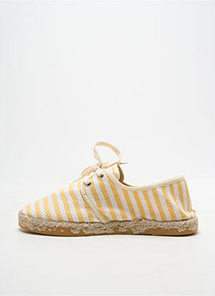 Espadrile închidere cu șireturi toc plat până la 3 cm galben LA MAISON DE L'ESPADRILLE femeie
