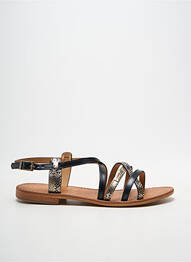 Sandale/pantofi decupați chiquet toc plat până la 3 cm negru LES TROPEZIENNES PAR M.BELARBI femme