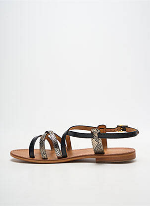 Sandale/pantofi decupați chiquet toc plat până la 3 cm negru LES TROPEZIENNES PAR M.BELARBI femme