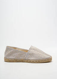 Espadrile vârf rotund toc plat până la 3 cm bej LA MAISON DE L'ESPADRILLE femme