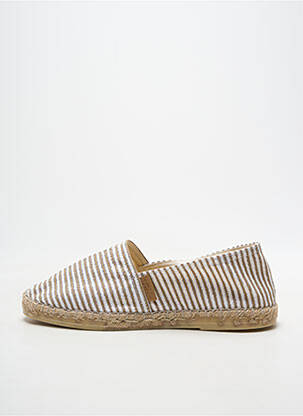 Espadrile vârf rotund toc plat până la 3 cm bej LA MAISON DE L'ESPADRILLE femeie