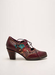 Derby-uri cubanez toc de 4 la 6 cm violet LAURA VITA femme