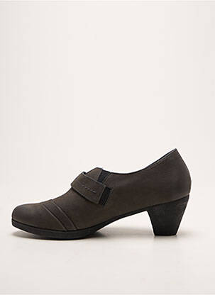 Derby-uri cubanez toc de 4 la 6 cm gri MEPHISTO femeie