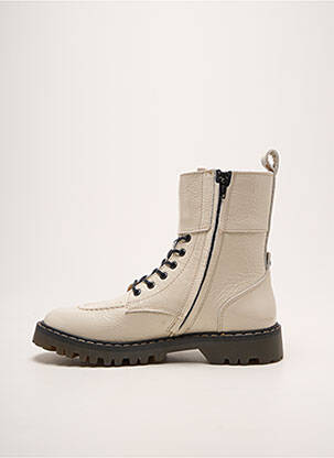 Botine/ghete toc mic toc plat până la 3 cm bej KICKERS femeie