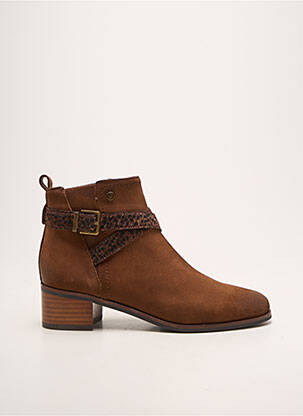 Botine/ghete toc mic toc de 4 la 6 cm maro FUGITIVE BY FRANCESCO ROSSI femeie