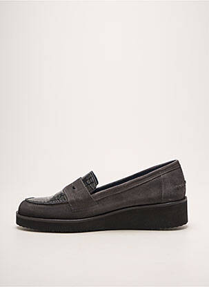 Mocasini vârf rotund toc de 4 la 6 cm gri PINTO DI BLU femeie