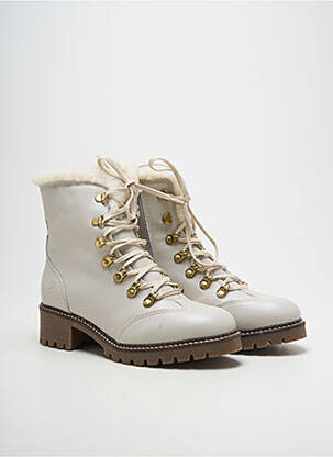 Botine/ghete umplută toc de 4 la 6 cm gri HOOPER SHOES femeie