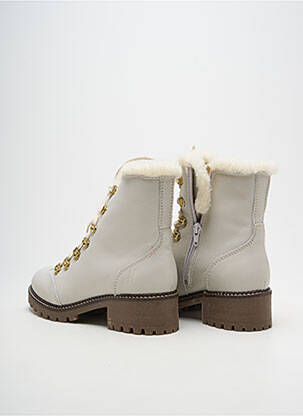 Botine/ghete umplută toc de 4 la 6 cm gri HOOPER SHOES femeie