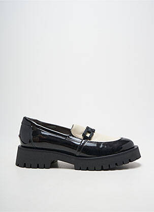 Mocasini material neted toc de 4 la 6 cm negru SOFTWAVES femeie