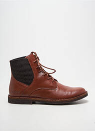 Botine/ghete toc mic toc plat până la 3 cm maro KICKERS femeie