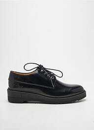 Derby-uri țesătură satinată toc plat până la 3 cm negru KICKERS femeie