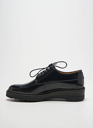 Derby-uri țesătură satinată toc plat până la 3 cm negru KICKERS femeie