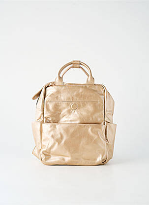 Rucsac efect material satinat auriu LEA.TONI femeie