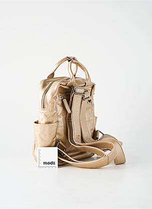 Rucsac efect material satinat auriu LEA.TONI femeie