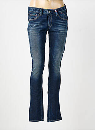 Blugi skinny elasticitate talie joasă albastru TOMMY HILFIGER femeie